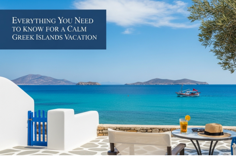 Calm Greek Islands Vacation